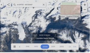 ‘’Timelapse’’, La Nouveauté De Google Qui Montre Le Réchauffement Climatique