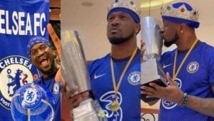 Victoire De Chelsea : Paul Okoye Jette De L’argent Dans Sa Piscine