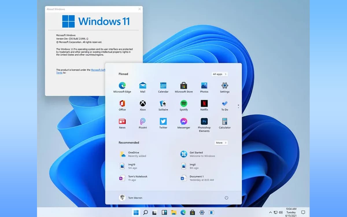 Microsoft donne des précisions sur le Windows 11