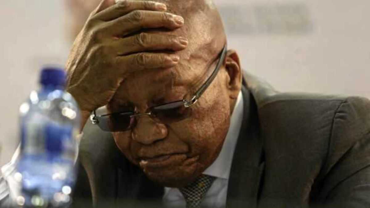 Afrique Du Sud Jacob Zuma Première Nuit Prison