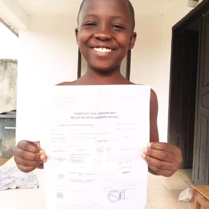 Cote dIvoire A 7 ans elle obtient le CEPE session 2021 doingbuzz - Côte d'Ivoire : A 7 ans, elle obtient le CEPE session 2021