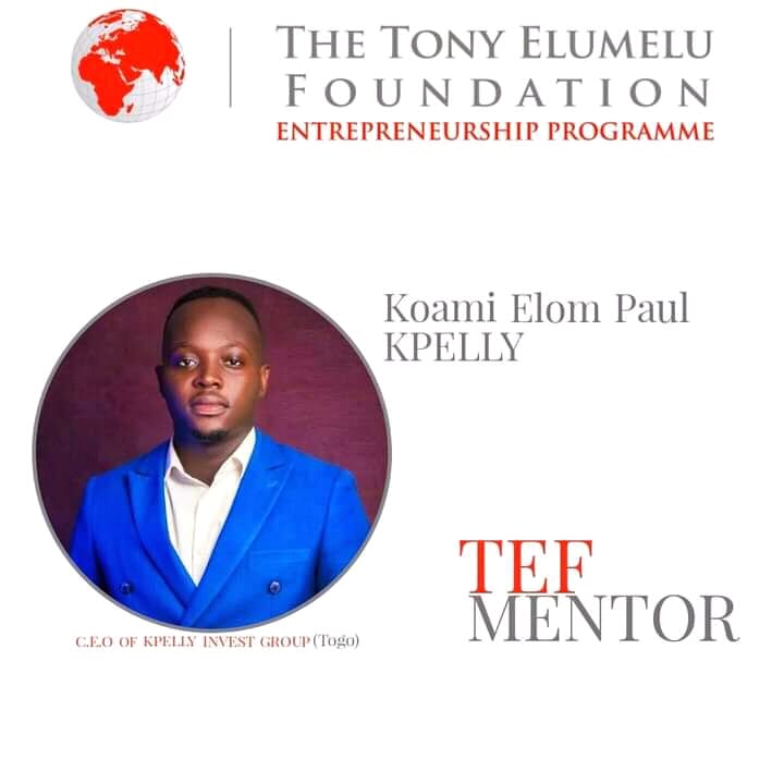 Elom Paul Kpelly Devient Mentor De Tony Elumelu Foundation Doingbuzz