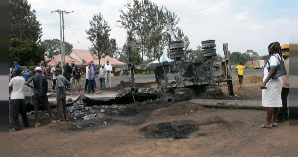 Kenya explosion camion citerne 13 morts blesses doingbuzz - Kenya : l'explosion d'un camion-citerne fait 13 morts et des blessés