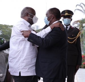 Laurent Gbagbo Et Alassane Ouattara : La Rencontre Historique En Images