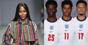 Le Message Fort De Naomi Campbell À Rashford, Sancho Et Saka, Victimes D’insultes Racistes