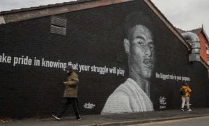 Marcus Rashford : Une Fresque Du Joueur Vandalisée En Plus Des Insultes Racistes