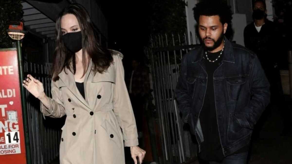 The Weeknd Couple Angelina Jolie