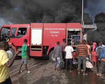 Togo : Terrible Incendie Au Pavillon Militaire Du Chu So ( Vidéos)