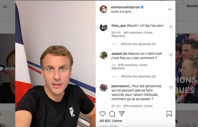 Emmanuel Macron invite les internautes à lui poser des questions sur le vaccin anti-covid