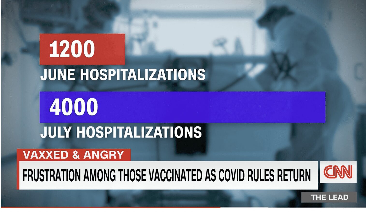 Some vaccinated Americans have lost their patience with those refusing the shot as Covid-19 cases surge and mandates return