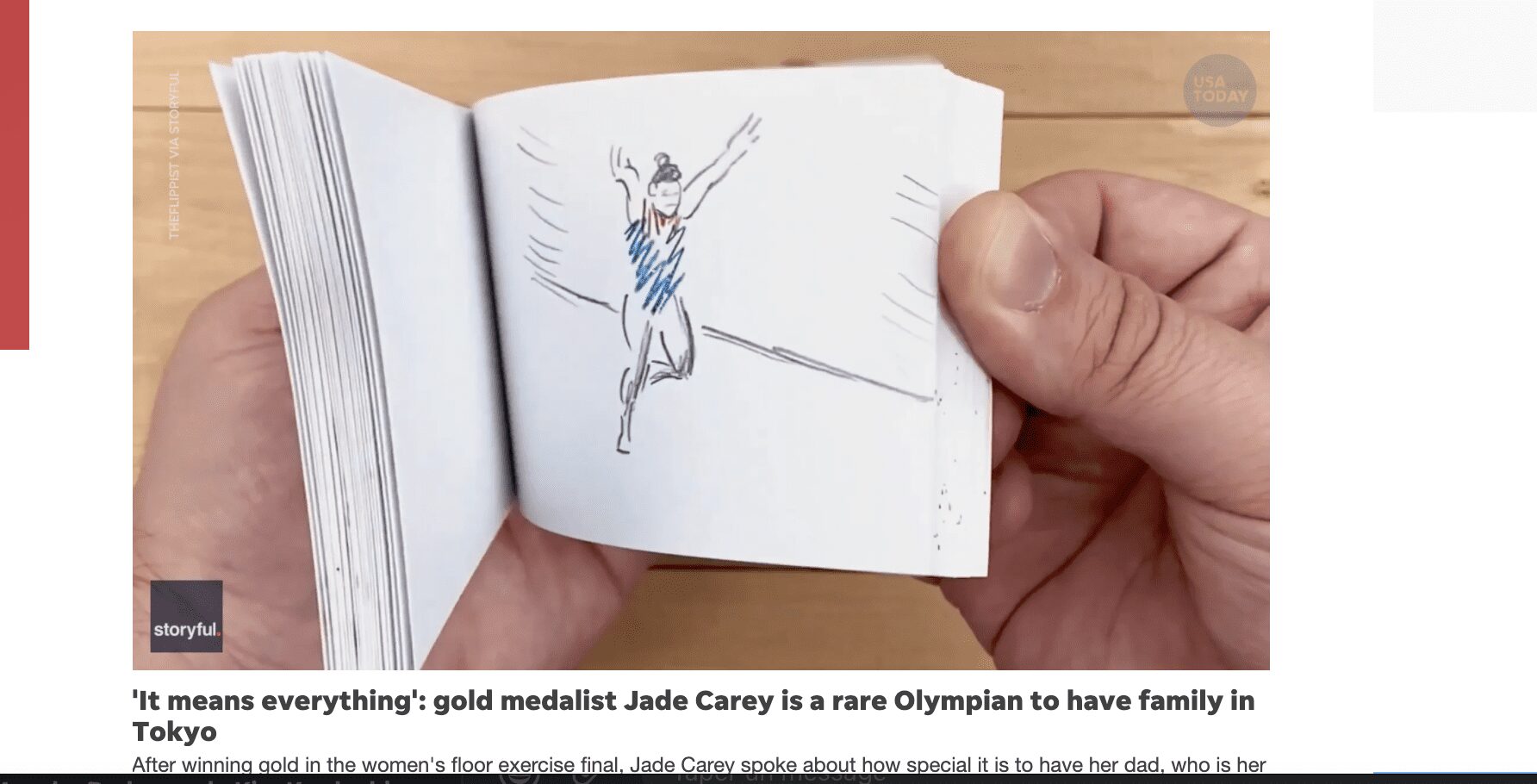 Capture Décran 2021 08 03 À 00.36.56 - 'It'S Just Really Special': Jade Carey Wins Gold At Tokyo Olympics With Her Dad By Her Side