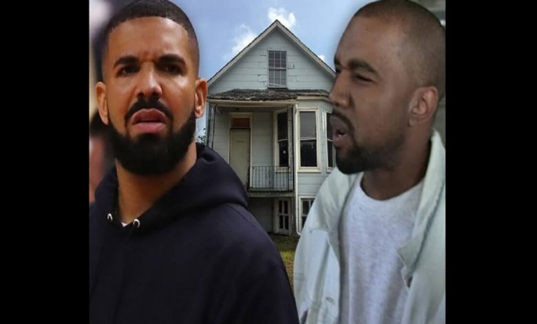 La maison enfanceKanye West vandalisée fans de Drake