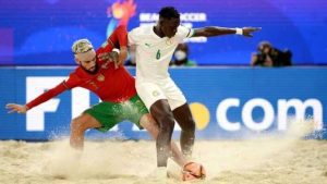 Mondial Beach Soccer : Le Sénégal Bat Le Champion Et Prend Le Quart