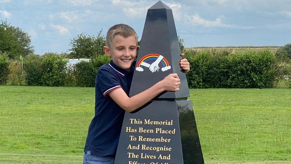 Somerset Covid Memorial Designed By 10-Year-Old Is Unveiled