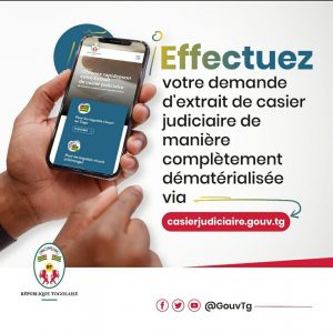 Togo : Le Casier Judiciaire Informatisé Enfin Accessible À Tous  