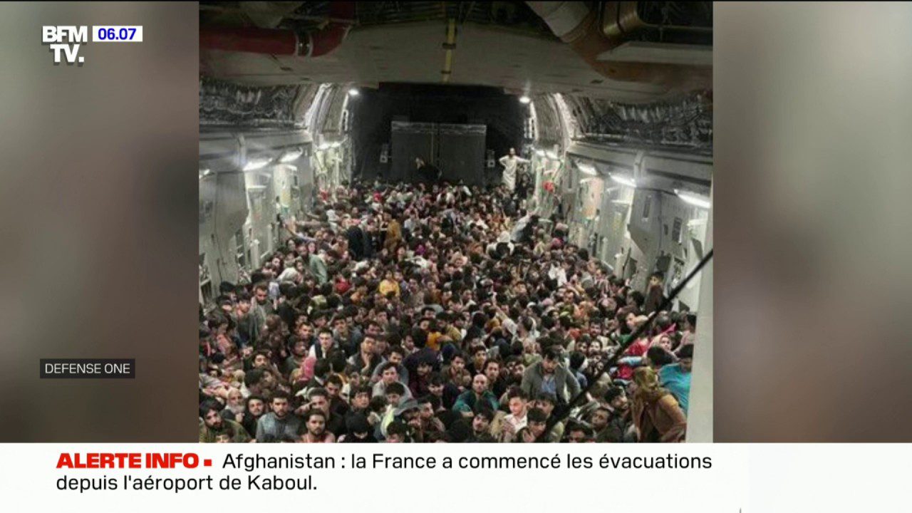 Afghanistan: Un Avion De L&Rsquo;Us Air Force Décolle Avec 6 Fois Plus De Passagers Que Sa Capacité