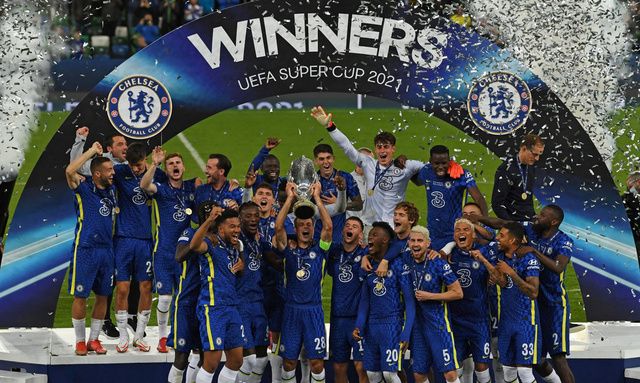 Football/ Supercoup D'Europe : Chelsea Sort Vainqueur