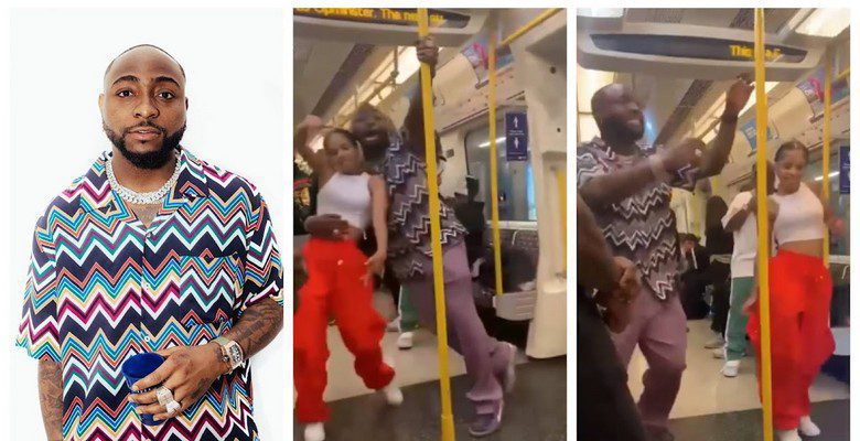 VIDEO: Davido danse avec une inconnue dans un train…La vidéo fait le buzz