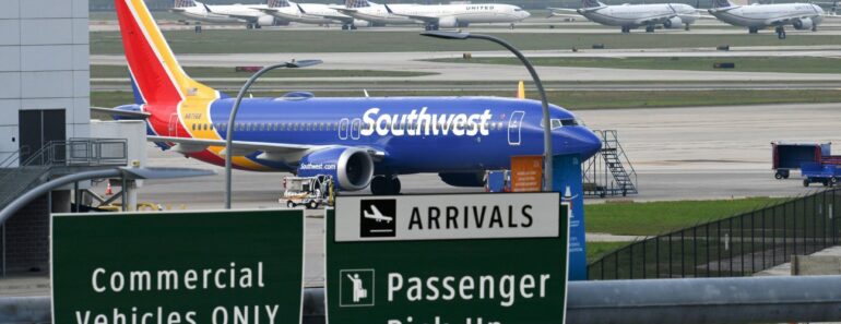 Business Southwest Airlines A Annulé Plus De 1 000 Vols Le Week-End