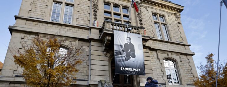 France les écoles françaiseshommage mémoire professeur Samuel Paty 770x297 - France : les écoles françaises rendent hommage à la mémoire du professeur Samuel Paty