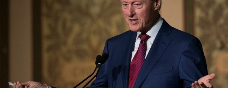 L&Rsquo;Ancien Président Américain Bill Clinton Est Hospitalisé À Cause D&Rsquo;Une Infection