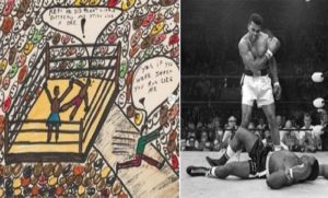 Mohamed Ali: Des Dessins Rares Du Grand Boxeur Vendus Pour Près D’un Million De Dollars