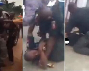 Deux policiers se battent dans la rue pour un pot-de-vin (vidéo)