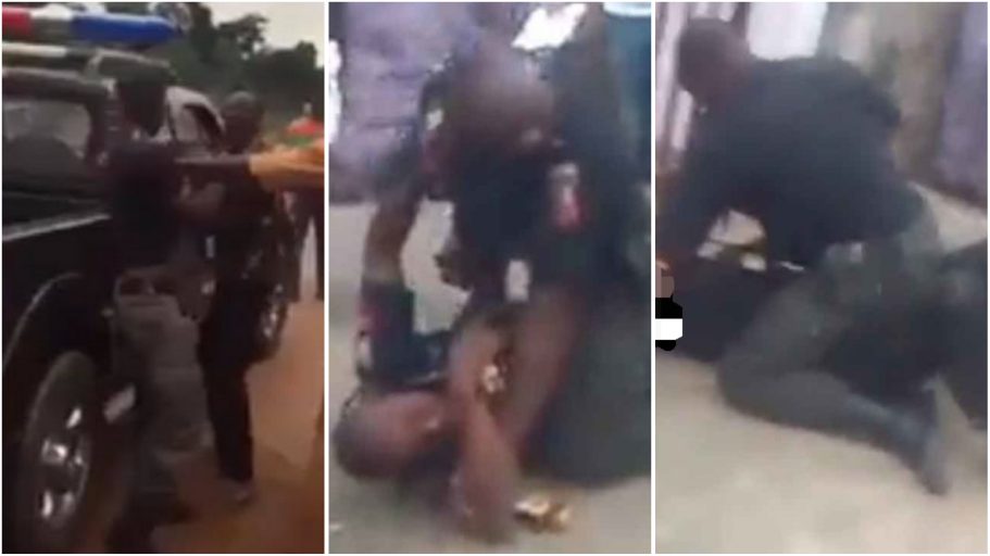 Deux Policiers Se Battent Dans La Rue Pour Un Pot-De-Vin (Vidéo)