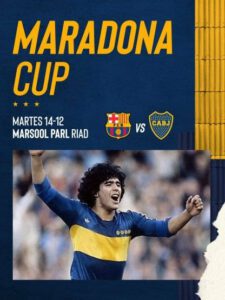 Le Fc Barcelone Annonce La Création De La Coupe Maradona