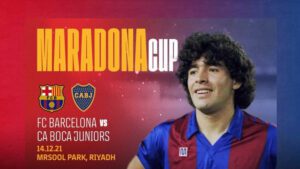 Le Fc Barcelone Annonce La Création De La Coupe Maradona