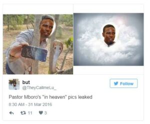 South Africa: A Pastor Would Have Taken A Selfie In Heaven (Photo)