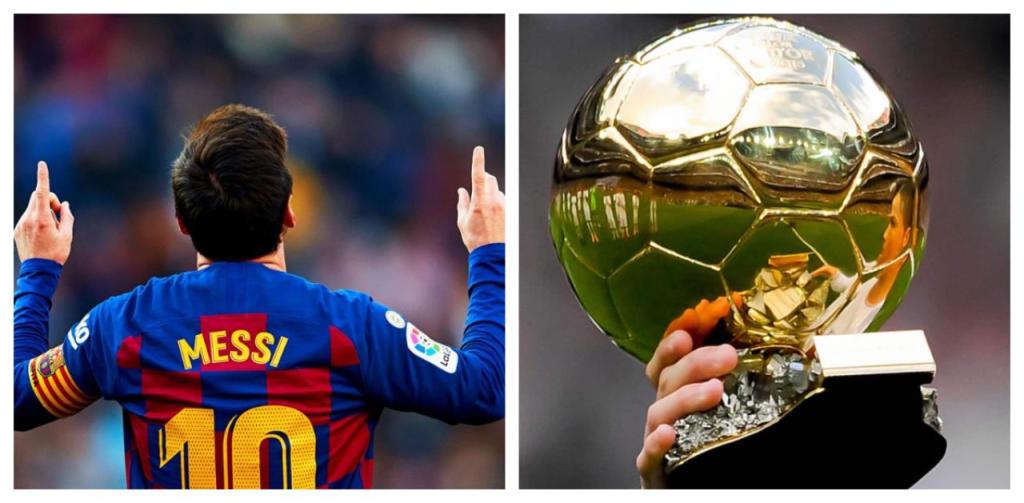 Officielmessi Mène Cristiano Lewandowski Benzema Remporter Ballon Dor 2021