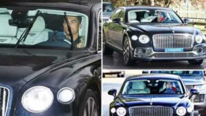 Ronaldo Ramène Une Bentley Flying Spur À Manchester