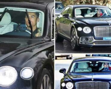 Ronaldo ramène une Bentley Flying Spur à Manchester