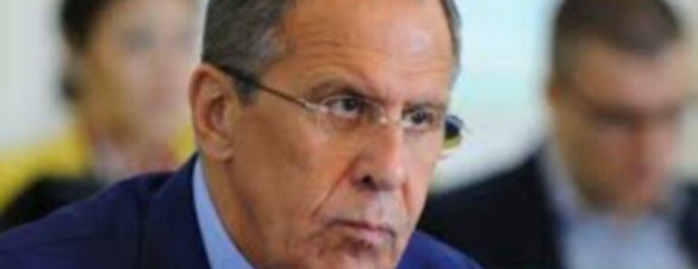 Sergueï Lavrov (M.a.e) De Russie : « Les Terroristes Se Sentent De Plus En Plus À L&Rsquo;Aise Au Mali »