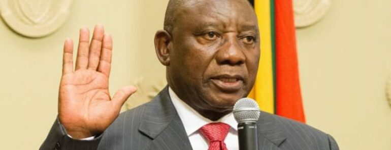 Afrique Du Sud/Le Président Ramaphosa A Contracté Le Covid-19 Après Une Visite En Côte D&Rsquo;Ivoire