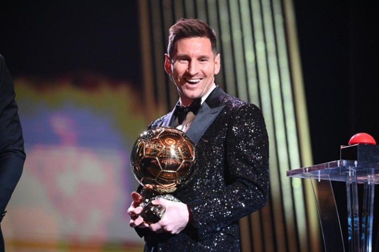 Ballon Dor Ce Cliché Inédit De Messi Ses 7 Boules Dorées