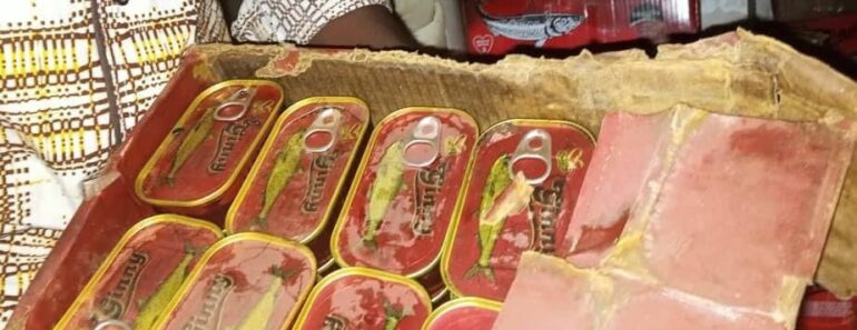 Burkina Faso près de 9 000 cartons de boîtes de sardines saisis 770x297 - Burkina Faso : près de 9 000 cartons de boîtes de sardines saisis