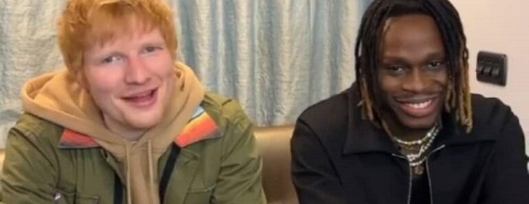 Fireboy : Quand La Star Britannique Ed Sheeran A Interprété Sa Chanson « Peru », Le Chanteur A Rougi (Vidéo)