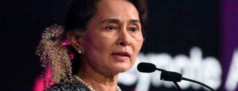 La dirigeante déchue birmane Aung San Suu Kyi condamnée quatre ans de prison 770x297 - La dirigeante déchue du  Birmane Aung San Suu Kyi  condamnée à quatre ans de prison