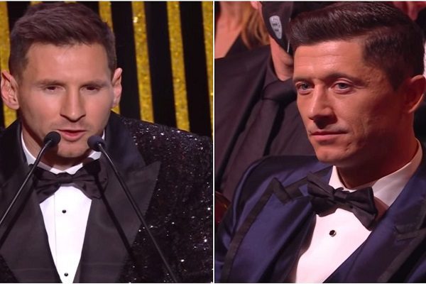 La Réponse En Espèces Lewandowski Demande De Messi Football Français Ballon Dor 2020