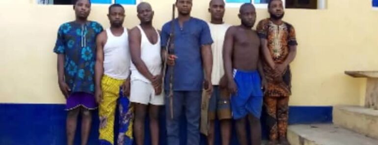 Nigéria Comment la police a arrêté 7 tueurs rituels présumés 770x297 - Nigéria : Comment la police a arrêté 7 tueurs rituels présumés