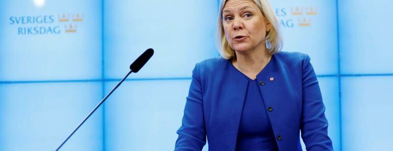 Suède : Magdalena Andersson Réélue Première Ministre, Une Semaine Après Sa Démission