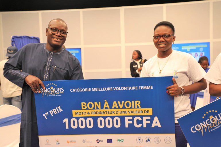 Togo La Meilleure Volontaire De Lannée 2021 Tchitchibdja Yendoubouame