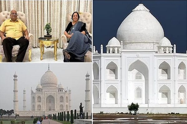 Enseignant Construit Une Réplique Taj Mahal Sa Femme Inde
