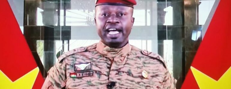 Burkina Le Lieutenant Colonel Sandaogo Damibaje serai intraitable  770x297 - Burkina/ Le Lieutenant-Colonel Sandaogo Damiba menace: « je serai intraitable »