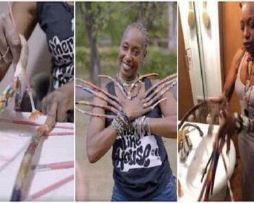 Cordelia : Une Femme Avec Des Ongles Qui Mesurent 30 Cm Montre Comment Elle Fait La Cuisine-Video