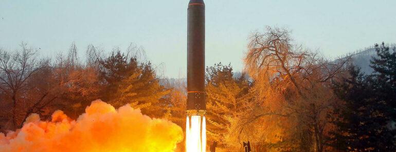 La Corée du Nord effectue son plus grand lancement de missiles 2017 770x297 - La Corée du Nord effectue son plus grand lancement de missiles depuis 2017