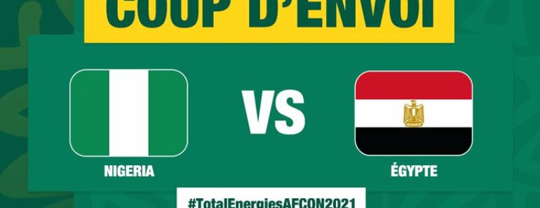 Can 2022- Nigeria-Egypte En Direct: Les Super Eagles S&Rsquo;Imposent Sans Trembler Face À De Petits Pharaons
