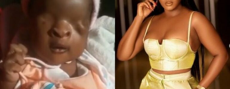 Nigeria un bébé nait sans yeux lactrice Ini Edo lance un appel 770x297 - Nigeria : un bébé nait sans yeux, l’actrice Ini Edo lance un appel-(vidéo)